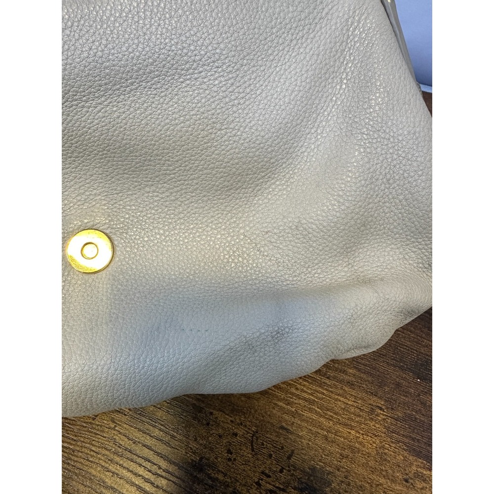 Marc by Marc Jacobs Classic Q NATASHA Biege Crossbody Leather Shoulder Bag *Flaw - Picture 5 of 16